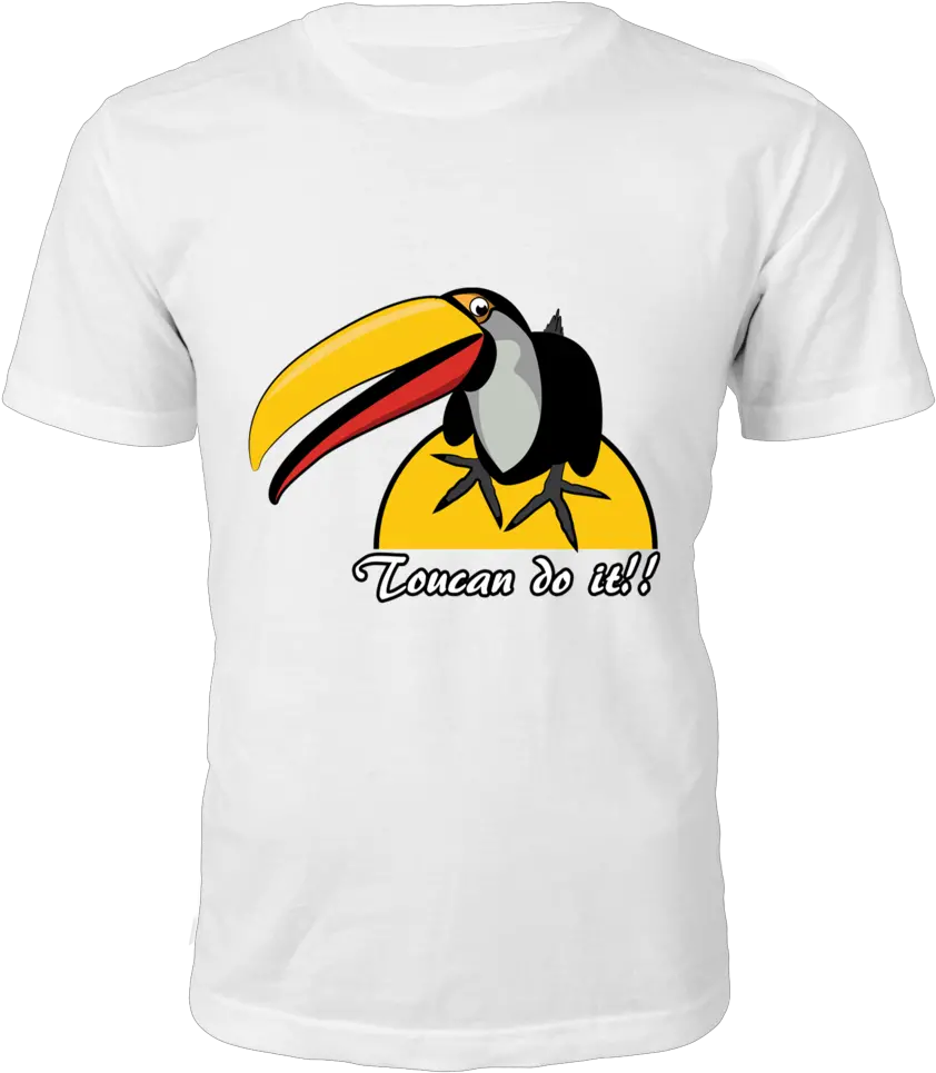 Download Toucan Do It Bird T Shirt Toucan Full Size Png Short Sleeve Toucan Png