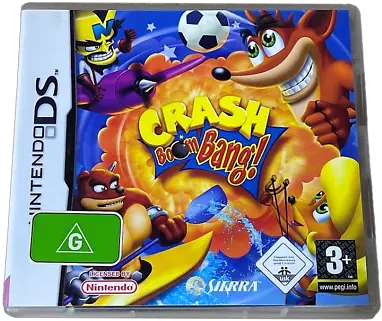 Crash Boom Bang Nintendo Ds 3ds Game Complete Bandicoot Ebay Crash Boom Bang Png Metroid Fusion Icon