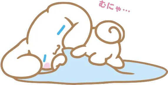 Cinnamoroll Aww He Always Looks So Cute When Heu0027s Sleeping Transparent Cinnamon Roll Sanrio Png Cute Pokemon Png