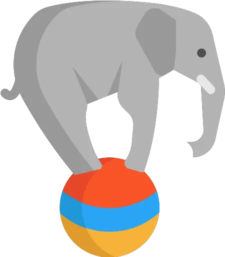 Elephant Circus Vector Svg Icon Elephant Png Circus Elephant Png