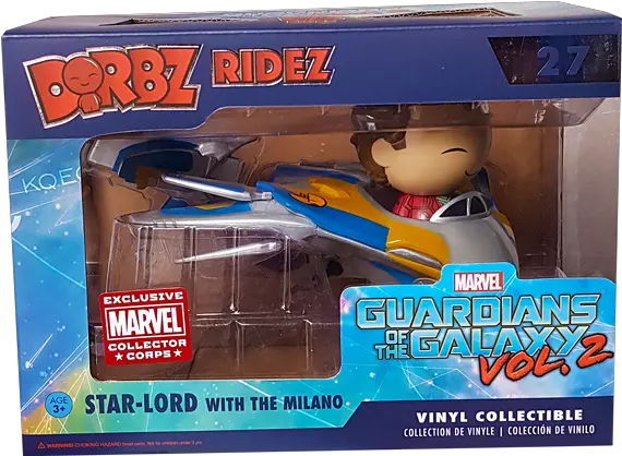 Guardians Of The Galaxy Vol 2 Starlord Milano Mcc Exclusive Dorbz Ridez Toy Vehicle Png Guardians Of The Galaxy Vol 2 Png