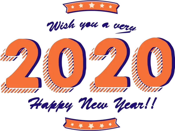 Download New Year Text Font Logo For Happy 2020 Traditions Wish You Happy New Year 2020 Png New Pngs