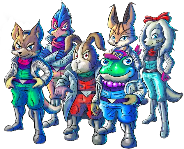 Star Fox Snes Transparent U0026 Png Clipart Free Download Ywd Star Fox 2 All Characters Fox Mccloud Png
