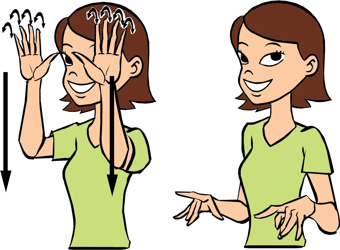 Snow Like In Sign Language Png Snowing Icon