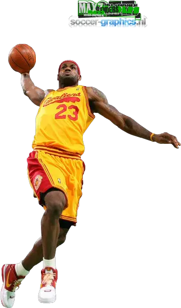 Download Hd Lebronjames Lebron James Dunk Render Lebron James Fathead Cavs Png Lebron James Png