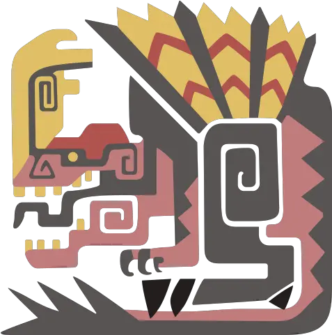 Anjanath Monster Hunter World Monster Logos Png Monster Hunter World Logo Png