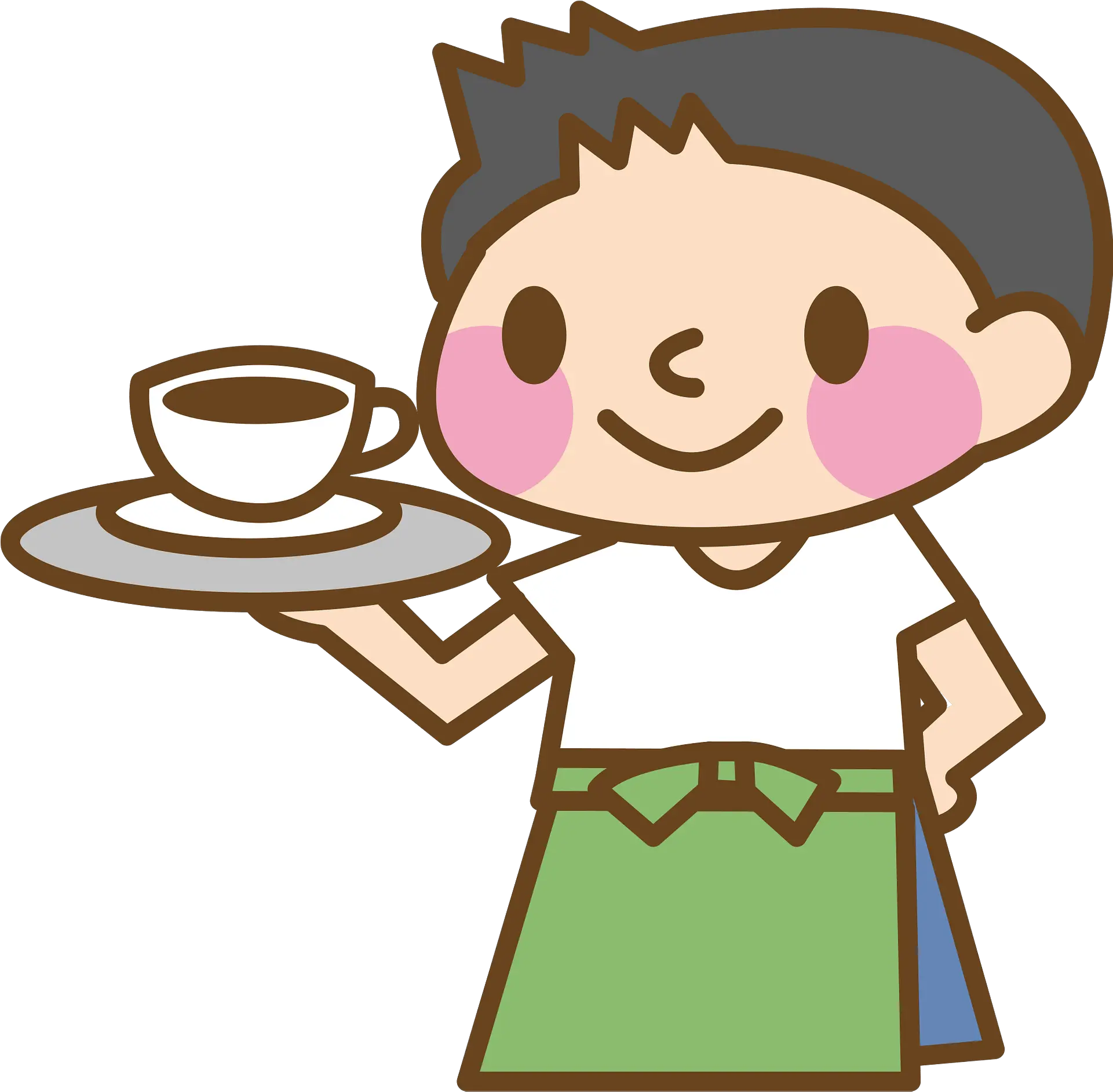 Cafe Waiter Clipart Free Download Transparent Png Creazilla Vet Clipart Waiter Png