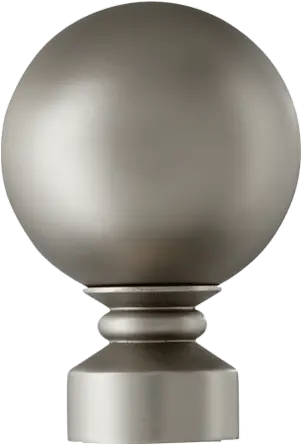 Ball Finial Metal Hardware Set Trophy Png Metal Pole Png