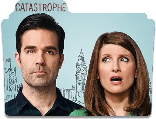 Catastrophe Tv Series Folder Icon Designbust Catastrophe Season 1 Png Season 1 Icon