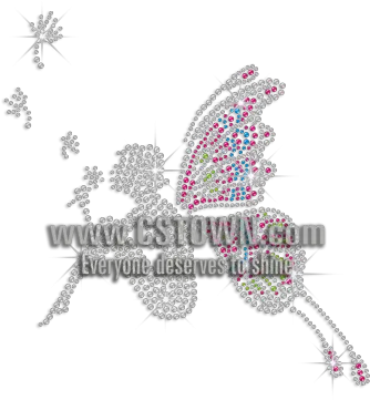 Lovely Butterfly Fairy Iron Sparkly Png Barbie Iron On Logo