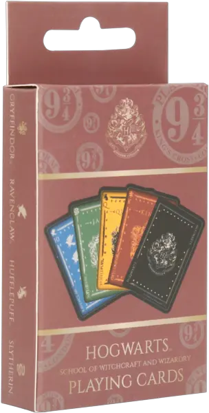 Platform 9 34 Hogwarts Playing Cards Harry Potter Shop Platform 9 3 4 Hogwarts Playing Cards Png Uno Cards Png