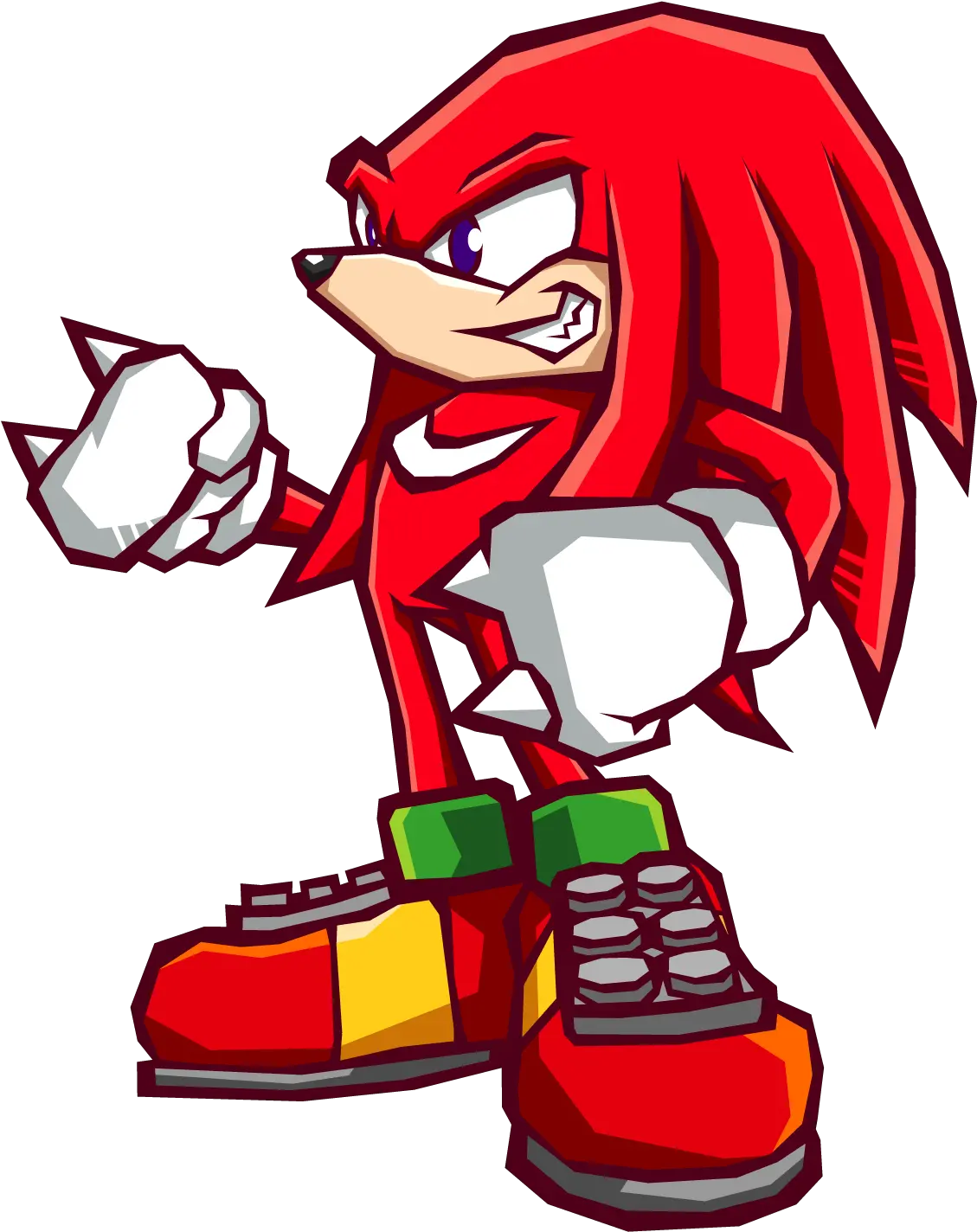 Tails Knuckles The Echidna Sonic Battle Png Knuckles Png