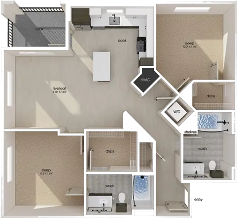 Brand New Apartments In Orange Ca Aura Apartment Homes Vertical Png Icon Hewitt Apartment Map