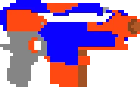 Nerf Gun Pixel Art Maker Nerf Gun Pixel Art Png Nerf Gun Png