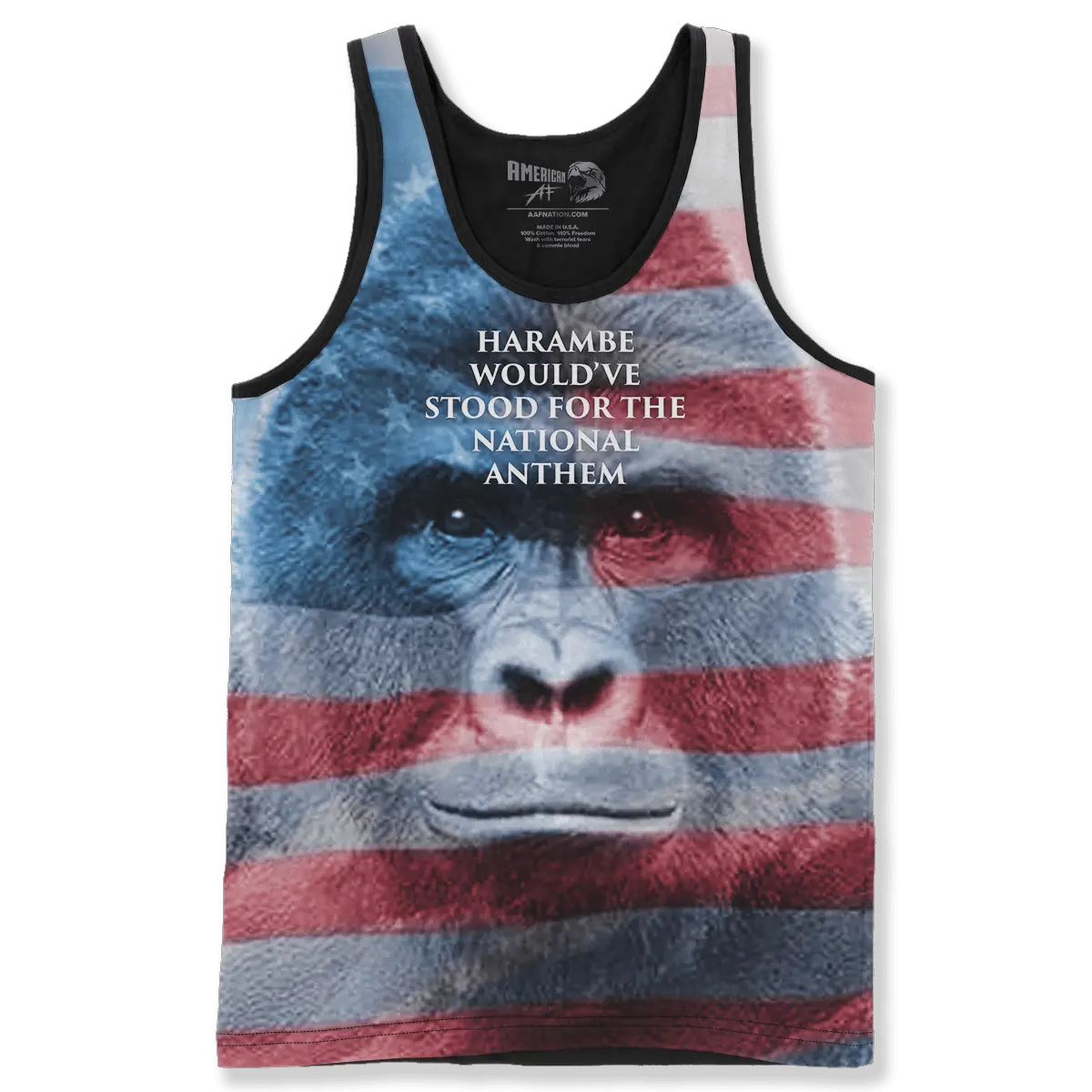 Download Harambe Stands Harambe Would Stand For The Flag Png Harambe Transparent