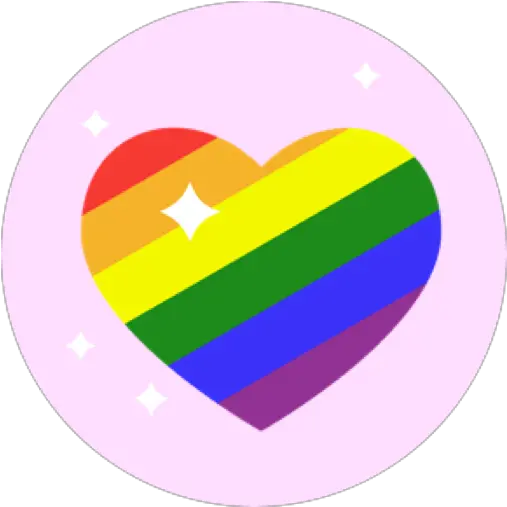 Pg Love Rainbow Sticker Pack From Photo Grid Apk 10 Girly Png Apps With A Heart Icon