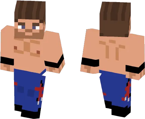 Chris Benoit Match Attire Minecraft Chara Skin Png Chris Benoit Png