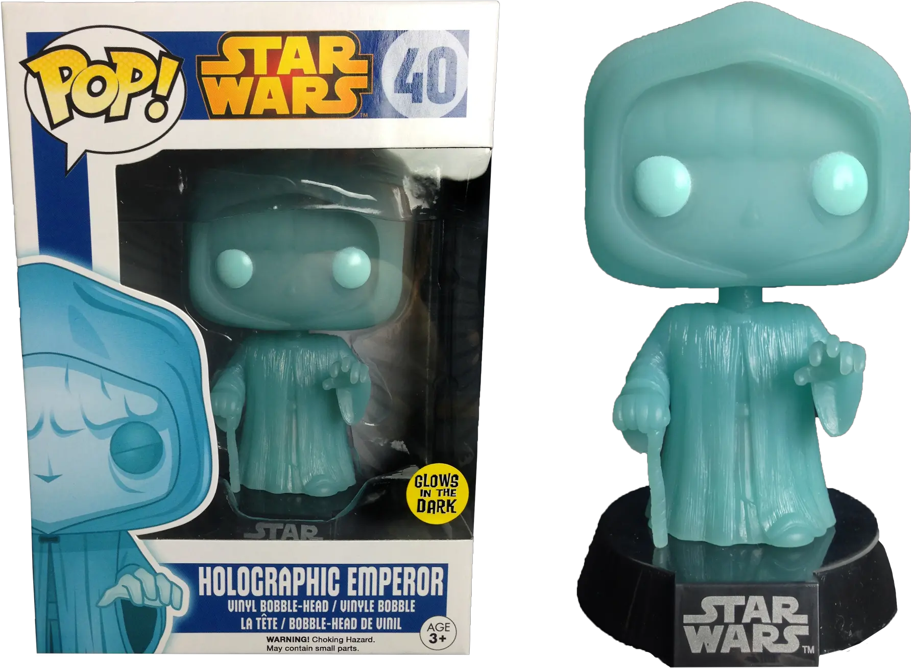 Pop Star Wars Holographic Emperor Dark Pop Funko Pop Star Wars Pop Figur 40 Png Emperor Palpatine Png