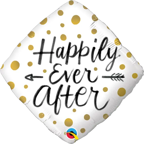 Happily Ever After Gold Dots Balloon Png Gold Dots Png
