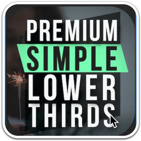 Fcpxsimple Lower Thirds Fcpxpremiumvfx Simple Graphic Design Png Lower Thirds Png