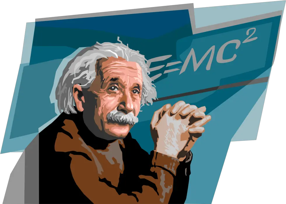 Download Vector Illustration Of Albert Einstein German Dalton Highway Png Einstein Png