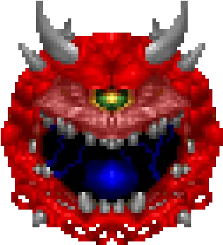 Vgjunk The Demons Of Doom Classic Doom Cacodemon Png Doom 2 Icon
