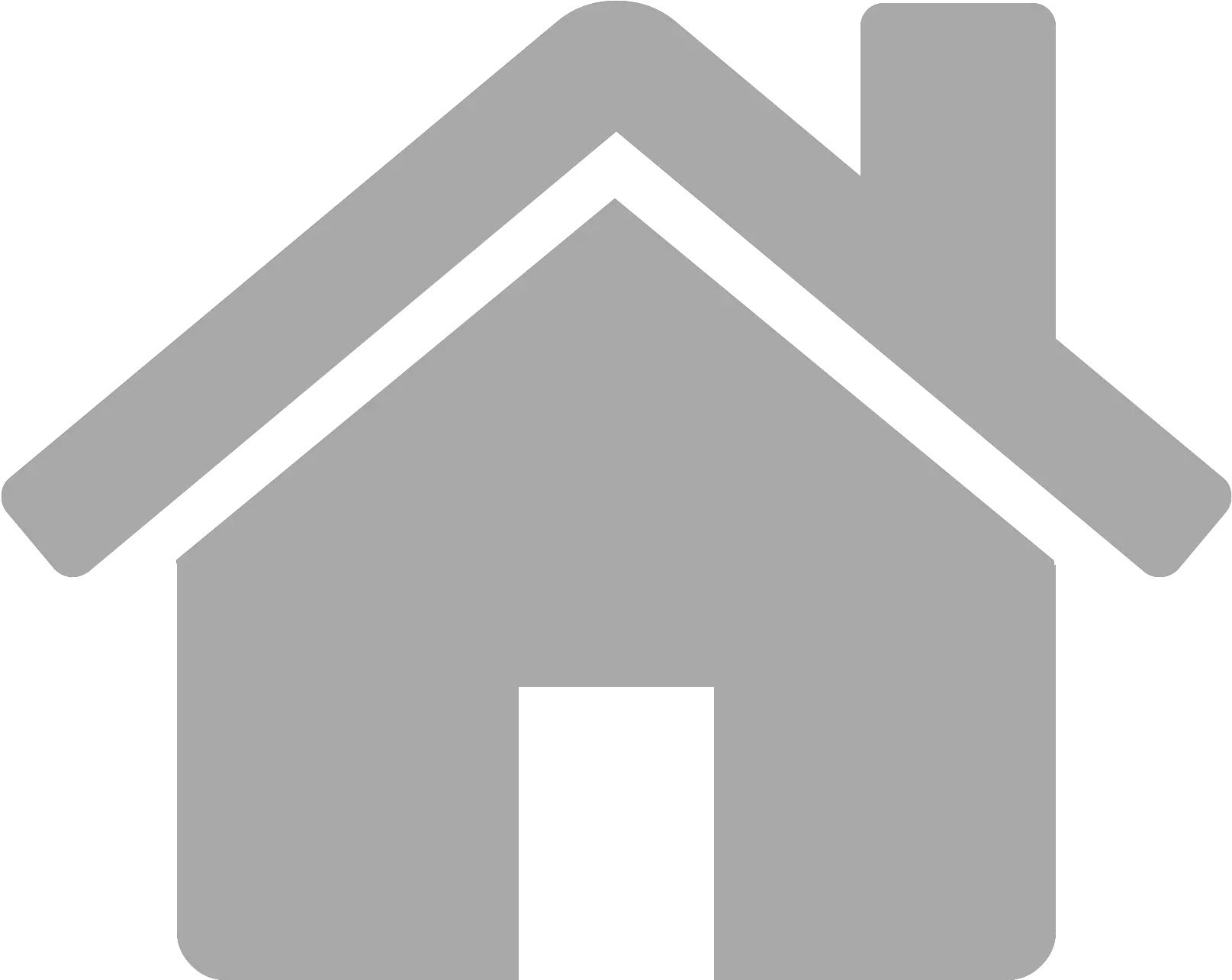 Cropped Home Icon Grey Png Casa Png