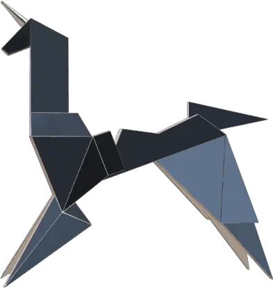 P3din Blade Runner Silver Unicorn Blade Runner Origami Png Runner Png