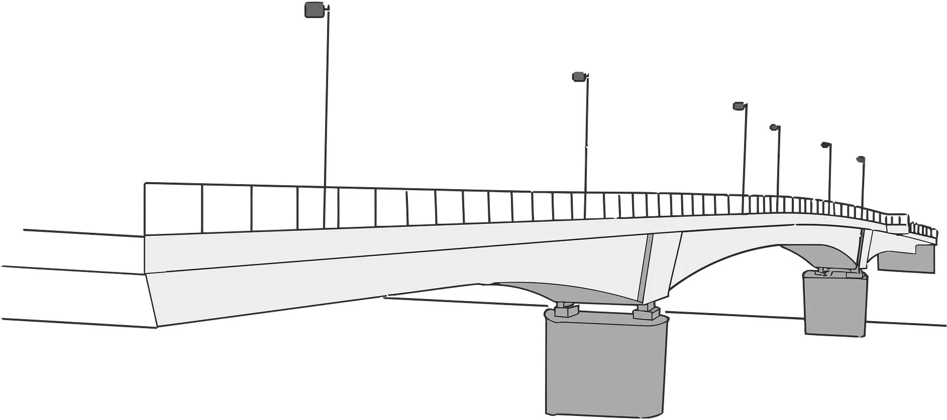 Traffic Bridge Black And White Clipart Free Download Bridge Black And White Clipart Png Bridge Transparent