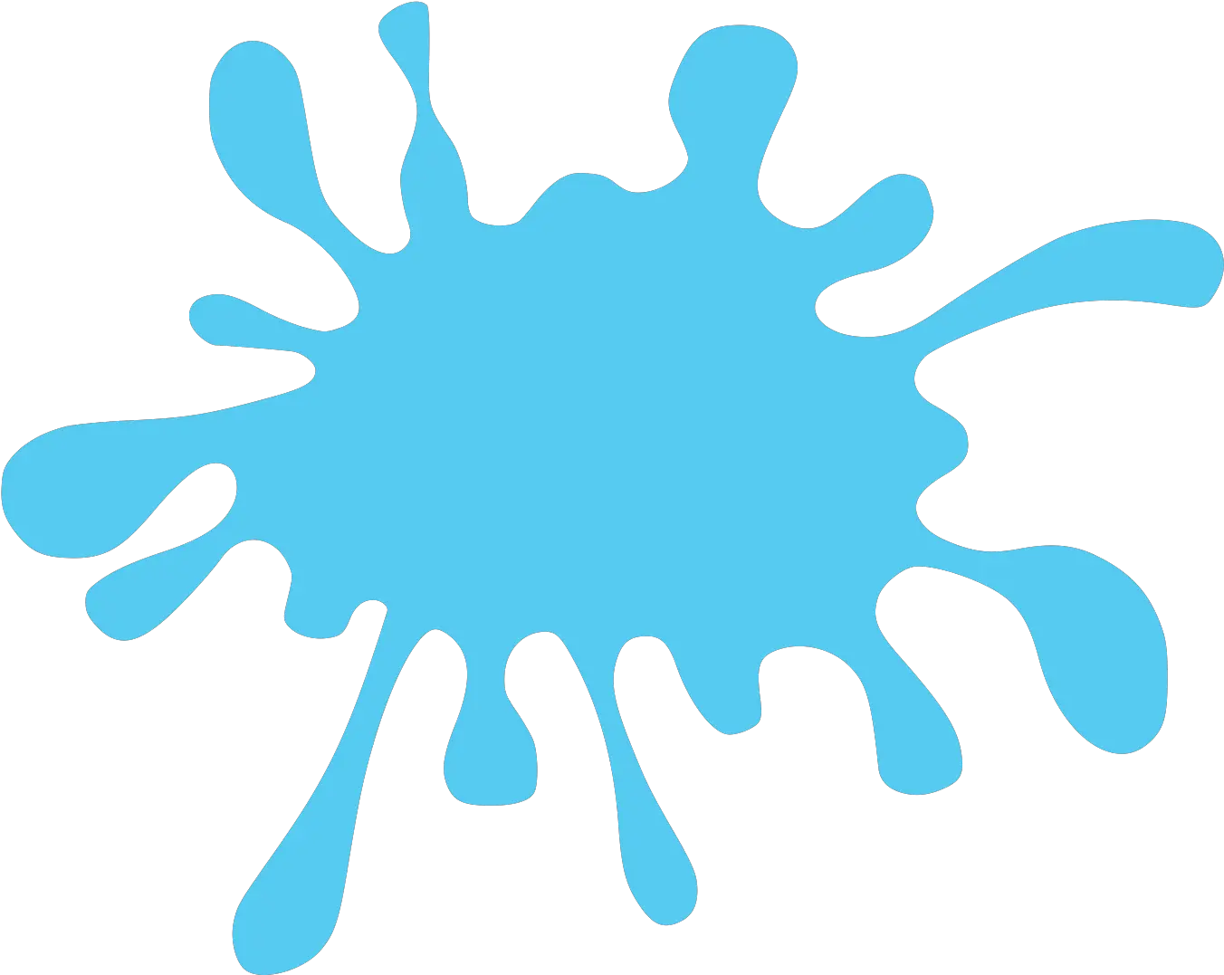 Blue Splat Water Splash Clipart Png Splat Png