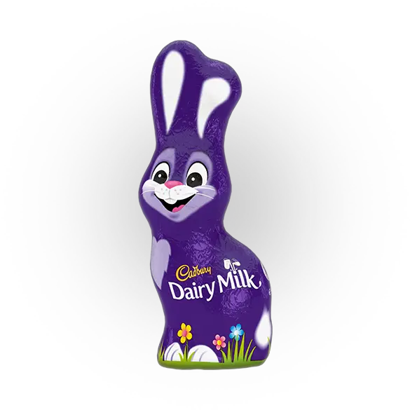 Cadbury Dairy Milk Hollow Bunny Cadburycouk Cartoon Png Chocolate Bunny Png