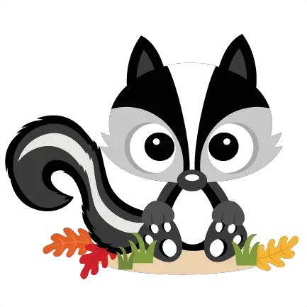 Library And Downloads Of Little Skunks Cute Fall Fox Clipart Png Skunk Png