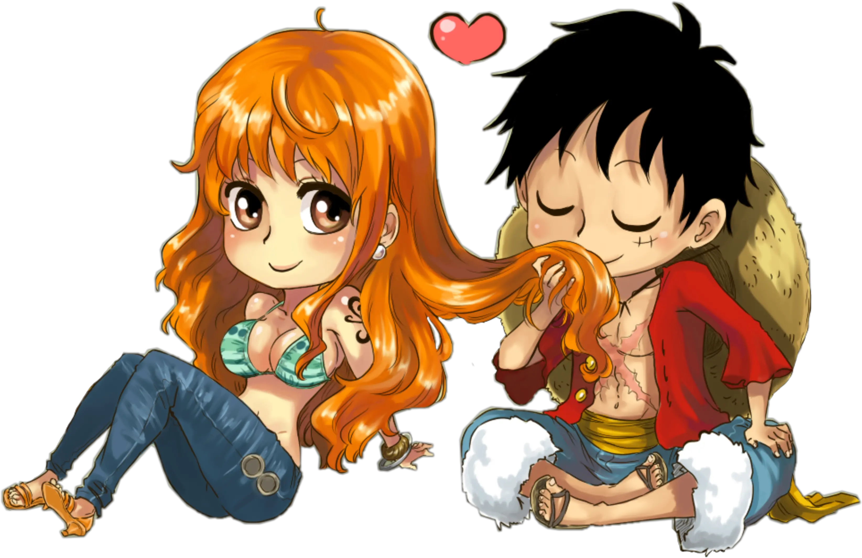 Luffyxnami Onepiece Lunami Rufy Sticker By Bro Luffy X Nami Png Luna Transparent Background