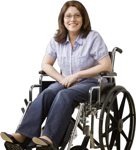 Middle Aged Disabled Woman Sitting Women In Wheelchairs Middle Aged Png Wheelchair Png