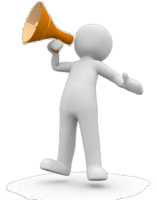 Previous Calls Ecsel Joint Undertaking Man With Megaphone Transparent Png Megaphone Transparent