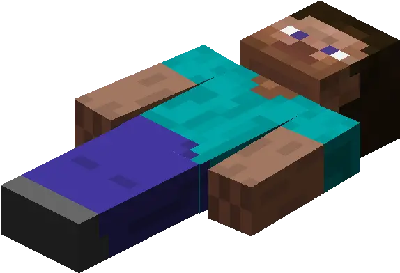 Filelying Stevepng Minecraft Wiki Minecraft Sleeping In Bed Png Minecraft Steve Png