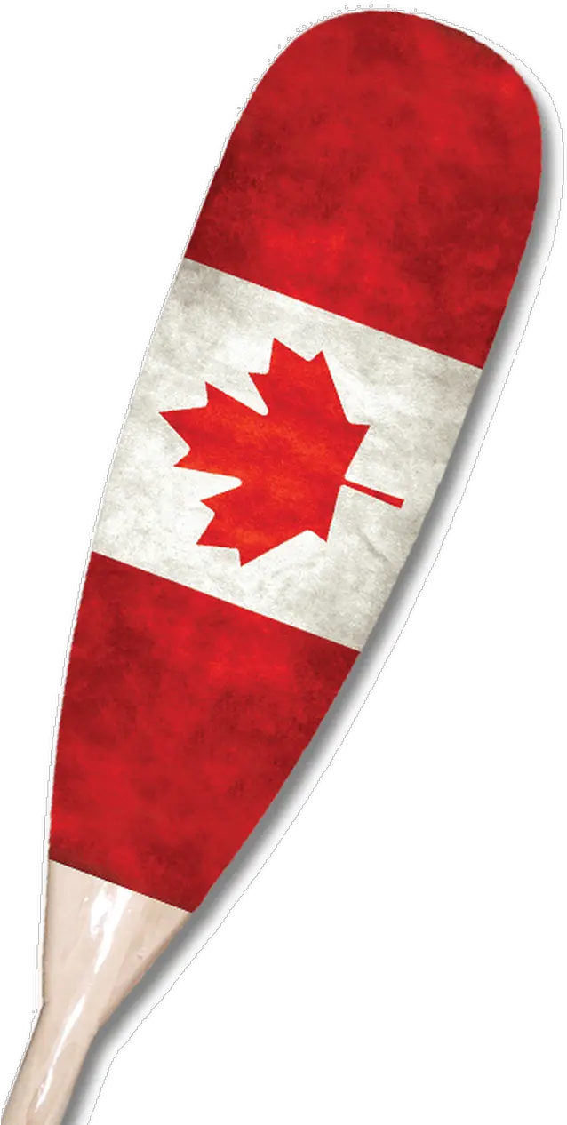 Vintage Canadian Flag Paddle Maple Leaf Png Canadian Flag Png