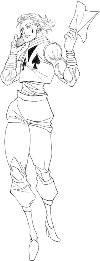 Hisoka Morow Hisoka Manga Full Body Png Hisoka Png