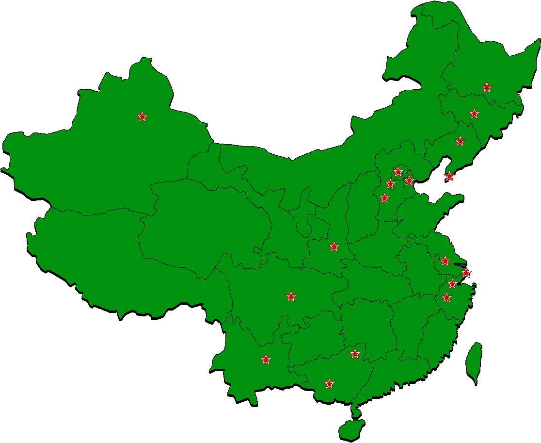 Xian Jiaotong University China And Tiwans Flag Png China Map Png