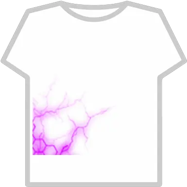 Purple Lightning Crack Effect T Shirt Roblox Slendytubbies Png Purple Lightning Png
