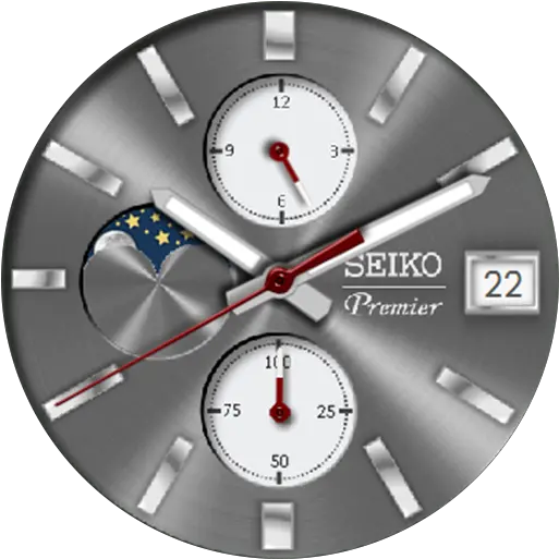 Seiko Red Moon Gear S3 Faces Moon Png Red Moon Png