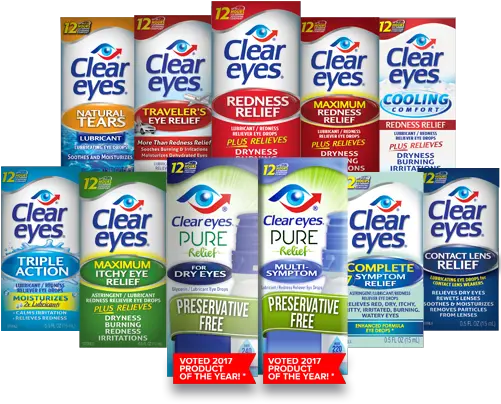 Clear Eyes Prestige Consumer Healthcare Inc Clear Eye For Dry Eyes Png Eyes Transparent