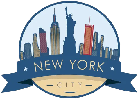 Transparent Png Svg Vector File Statue Of Liberty New York Skyline Silhouette Png