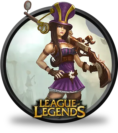 Caitlyn Icon League Of Legends Iconset Fazie69 Lol Caitlyn Png League Of Legends Draven Icon