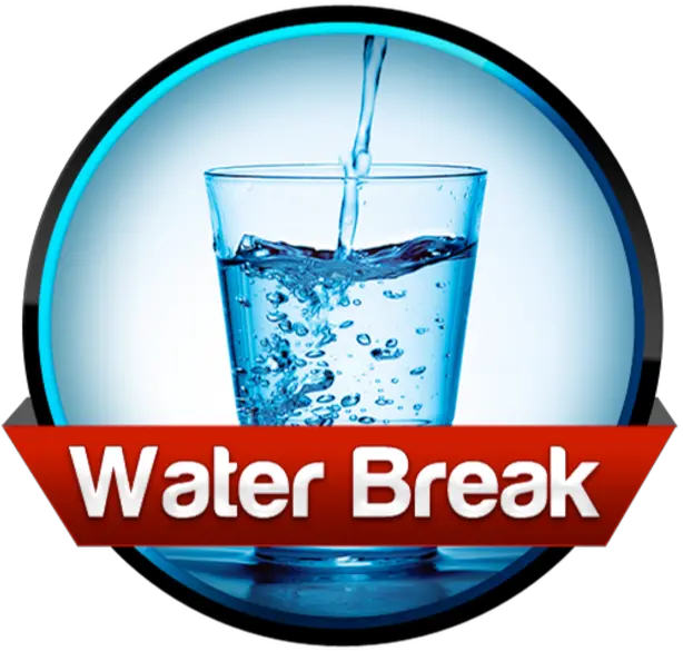 Water Break Water Break Clipart Drinking Water Water Break Clipart Png Glass Break Png