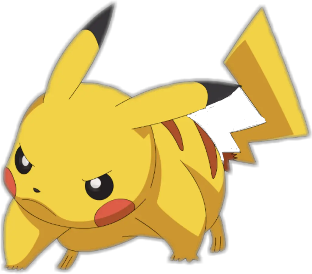 Pikachu Sticker Transparent Background Pikachu Emoji Pikachu Angry Png Emojis Transparent Background