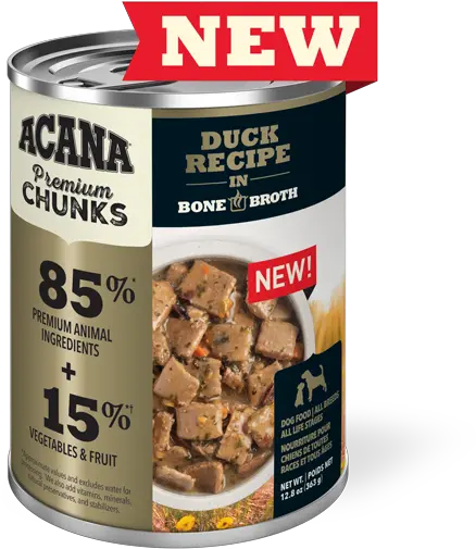Premium Chunks Duck Recipe In Bone Broth Acana Premium Chunks Png Lol Duck Icon