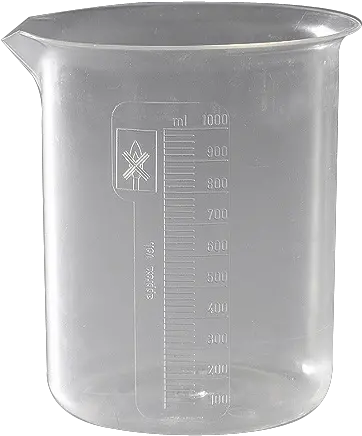 Plastic Beaker Pmp 1000 Ml Pharmasystems Measuring Cup Png Beaker Png