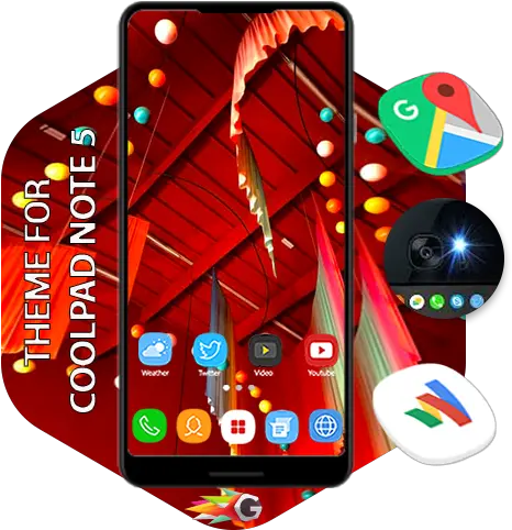 Launcher Theme For Coolpad Note 5 Apk Gambar Icon Realme C3 Png Globe Icon Note 5