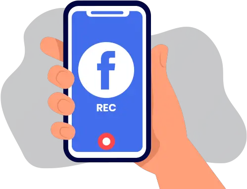 Facebook Screen Recorder Secretly Record Fb Activities Portable Png Facebook Phone Icon